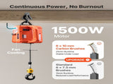 3-in-1 Electric Hoist Winch, 700 kg Capacity, 1500W Portable Power Winch Crane, 7.6 m Lifting V952-CGGGKBXSDDHL17XY4001V3