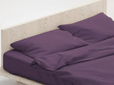 1000 Thread Count Cotton Rich Double Bed Sheet Set 4 Piece, Soft Feel Microfibre Blend, Solid C CVC-10DBL-LIL