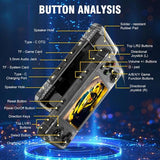 10000 Games R36H Portable Video Game Consoles Retro Handheld Game Console Black V201-R36H0064BL8AU