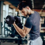 Everfit 35kg Dumbbell Set Weight Plates Dumbbells Lifting Bench FIT-K-DB-SET-35KG