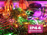 Halloween Lights, 114ft 300 LED Connectable Halloween String Lights with 8 Modes, Waterproof Low V1258-DP02-C-410