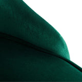 Viva Forever Set of 2 Green Velvet Dining Chairs-Art Deco Design with Gold Metal Legs V264-DNC-414V-GRN-02-1