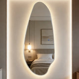 Interior Ave - Jewel Irregular LED Wall Mirror Backlit Statement Mirror V355-IA-SM-JEW-FRA