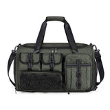 Sports Gym Duffel Bag 48x28x30cm with Shoe Compartment Wet Dry Separation - Army Green V1308-DSZKI-2416-5