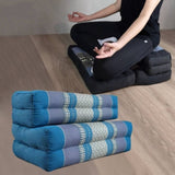 3-Fold Zafu Meditation Cushion Set Blue Medium Size V277-TTP3SEATBLUEMYSTOCK