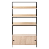 Artiss Bookshelf 5 Tier Cube Cabinet MIRA Oak FUR-T-DSHELF-01-WD-AB