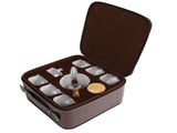 Glass Teapot Set HeatResistant Small Water Cup with Handle for Travel Home Office Bar V1294-YM0901-3118210051911