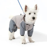 Waterproof Dog Raincoat with Hidden Leash Hole - Windproof and Comfortable for Outdoor Walks, V888-ELOSUNG10488