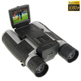 5Mp 12X32 Zoom Telescope Binocular Digital Camera With 2.0 Tft Lcd Screen - Black PRL-6701-CD-S