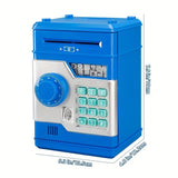 PINK Children's Password Piggy Bank, Dual Lock, Automatic Bill Intake, Develops Savings Habit, V1232-CQG002