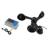 Tower Crane Anemometer Wind Speed Alarm USB 3 Fan Blades Accurate Aluminium Alloy Power Failure V1294-YM0706-3111230216211