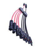Solar Panel Cable Connectors 10AWG Y Branch Adapter Tool Frees Installation for Simple Connection of V1369-AZ3-W-13988