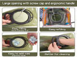 2 Liter Hydration Reservoir Water Bladder Storage for Backpack Outdoor V1192-AZ-W-31151
