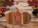 Pumpkin Shaped Wood Cutting Board For Kitchen Decoration Halloween Pumpkin Shaped Wood Cutting Board V1369-AZ3-W-14720