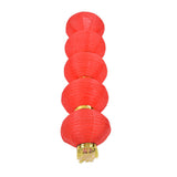 10in 5 Strings LED Solar Lantern Outdoor Waterproof Chinese Decorative Cloth Lantern Lamp V1294-YM0714-3119210324011