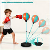 Black kids punching ball, boxing set for kids, martial arts toy for kids, adjustable punching ball, V1347-140-BLA-40079