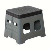 Portable Folding Toilet for Camping and Travel Grey V1308-DSZKI-207