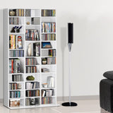 Artiss Bookshelf CD Storage Rack - BERT White CD-SHELF-WH-AB