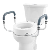 Raised Toilet Seat,88.9 mm Height Raised, 136 kg Weight Capacity, for Standard Round Toilet, V952-AZSJGMTZDDFSTV95SV0