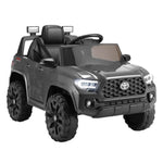 Kids Electric Ride On Car Toyota Tacoma Off Road Jeep Toy Cars Remote 12V Grey RCAR-LS-TOYO-GY