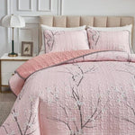 Versatile Quilted Coverlet and Pillowcases Set: Adapts to Every Season - Queen size V745-MAC090235Q13U