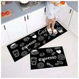 2 Pcs Non-Slip Kitchen Mats, Absorbs Water and Oil, Dust Resistant, 40 x 60, 40 x 120 cm V1237-ZY-715-211
