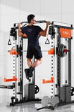 SmartFit M1 Max 130kg Pin Loaded Multi Functional Training Smith Machine Home Gym Power Rack Machine V1025-717331801335