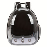 Panoramic Ventilated Side-Opening Pet Backpack Dual Opening Design, Breathable Travel Carrier for V1385-CWB-WU-917-003