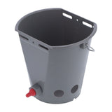 Milk Feed Bucket with 4 Nipples Check Valves Livestock Plastic Feeding Equipment 8LFor Lamb V1294-YM0901-3111210205412