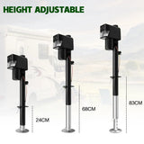 Electric A Frame Trailer Jack LED Light Power Tongue Jack Weight Capacity 3500 lbs 9Inch to 32Inch V985-JACKSTANDWHEEL