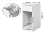 Levede Slim Bedside Table Nightstand Side Table Storage Bedroom Narrow Cabinet NI1084-WH-AU