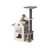 HONEYPOTCAT Deluxe Two-Level Cat Villa - 113cm V390-210195