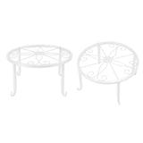 Single Layer Iron Plant Stand Floor Standing Simple Low Plant Stand Balcony Living Room Flower V1294-YM0717-3111220212114
