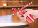 0.3mm Mini Air Compressor Spray Airbrush Set 7CC Capacity V1294-YM0727-JY13721