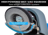 AUCH FSH14 Floor Scrubber & Dryer, 360mm, Battery Powered, Walk Behind, Multi-purpose Commercial V219-SCBHNDACH14A