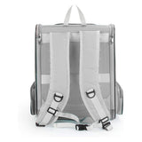Travel Pet Cat Carrier Backpack Portable Breathable Outdoor Grey V1263-JX-6871