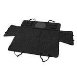 Pet Car Seat Cover Mat Water and Stain Resistant, Black, Fits L to XL, 137 x 147 cm V1188-MS-611-097