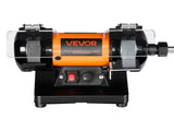 Bench Buffer Polisher, 8300-10600 RPM Adjustable Speed, Polishing & Buffing Machine with Grinding, V952-STPGJWSDJ328B4CUJ001V3