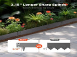 Steel Landscape, 5 Packs 990 x 181 mm Rust-Resistant Metal Landscape, Bendable Garden V952-DXGJSPZ5PCS3VX1HEV0