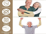 8 Pairs Elderly Skin Thin Protector Sleeves Bruise Abrasions Protective Arm Sleeve V1370-AZ4-17513