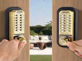 Mechanical Keyless Entry Door Lock, 14 Key Mechanical Door Lock, Mechanical Keypad Door Lock with V952-JXMMSQRSSZMM8DYARV0