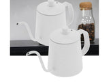 350ml Gooseneck Coffee Kettle, Stainless Steel Long Spout Tea Pot for Home or Office V1263-JX-2993