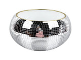 Ball Ice Bucket Plastic Beverage Tub Mirror Party Decor Bucket for Wine Cold Drinks Milky White Gold V1294-YM0710-3118230272711