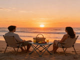 Roll Up Camping Table with Carry Bag, Lightweight Aluminium Table for Picnics, BBQs, Travel and V1189-LC-AMZ-00056