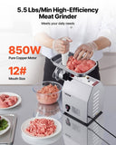 VEVOR Commercial Electric Meat Grinder 5.5 Lbs/Min Sausage Stuffer Maker Kitchen V952-SYTMDDJRJSYSHS6TA001V3