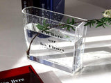 Clear Book Vase, Flower Vase for 2023 New Artistic & Modern Cultural Flavor Decorative Acrylic Cute V1369-AZ3-W-07206