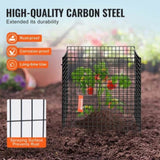 VEVOR 10 Pack Plant Protector from Animals 305 mm x 305 mm Metal Plant Cage V952-QBWZCL12YCHS5IV6FV0