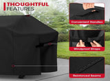 58 Inch Grill Cover for Weber Genesis II, LX 300 Series and Genesis 300 Series Gas Grills, Heavy V1258-DP02-C-136