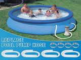 Pool Hoses for Above Ground Pools,1.25 x 59 Inch Filter Hose,Compatible with Intex Pump 607,637 With V1259-DP01-A-5715