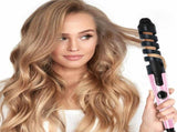 Hair Curler And Crimper, Electric Curling Wand, Automatic Spiral Hair Curler For Women,Detangle V1366-AZ2-W-12630